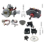 Ventas calientes DLE120HD Drone Engine 7.2kw Generador de electricidad híbrido refrigerado por agua Motor de gasolina Kit eléctrico